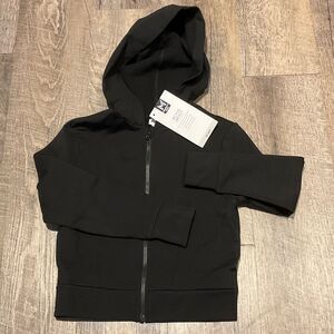 Members Mark child's active jacket color black. Two sizes available ExSmall, SM.